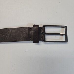 NWT Cole Haan Alquist Leather Belt Mens Size 40 Dark Brown Made in USA